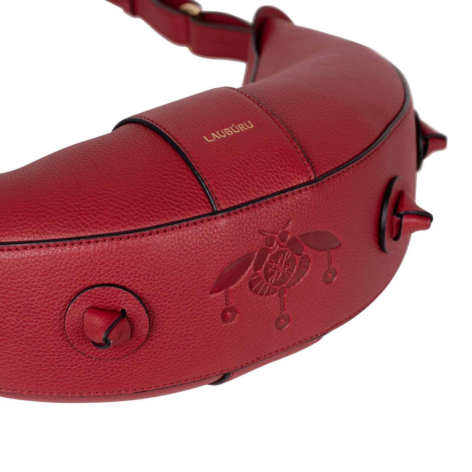 Bolso Epona Burdeos grano - Imagen 4